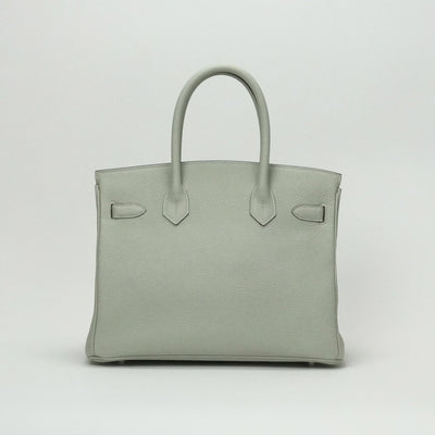 HERMES 爱马仕 Birkin 30 Birkin 30 袋子手提袋多哥Grineva绿色绿色银硬件