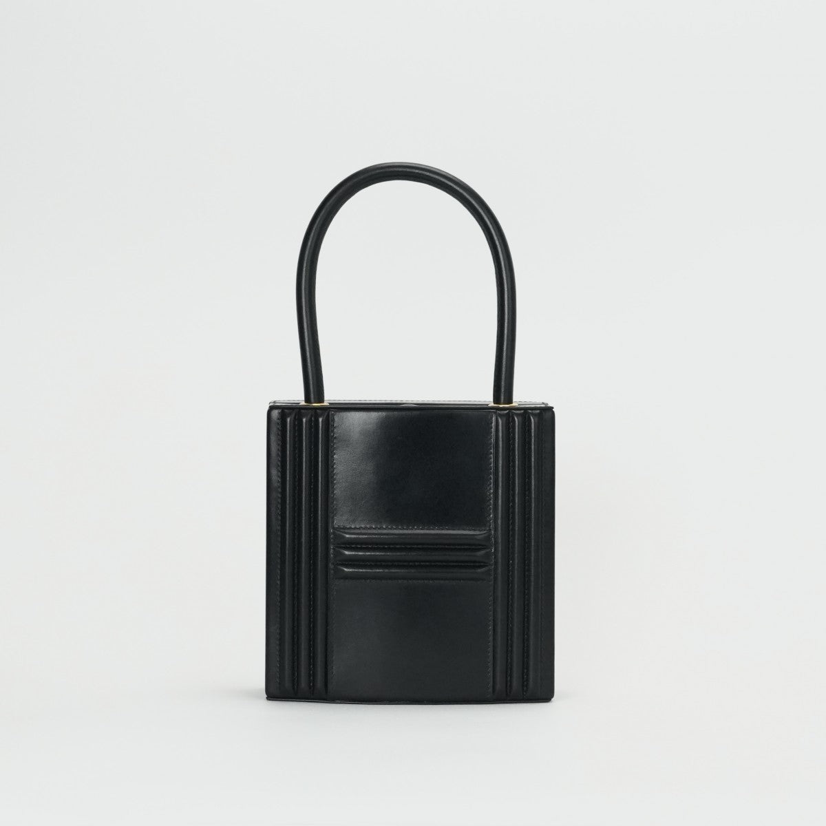 HERMES 爱马仕 Kelly Cadena bag Cadena Kelly bag Cadena Bag手提袋盒Noir黑金硬件复古