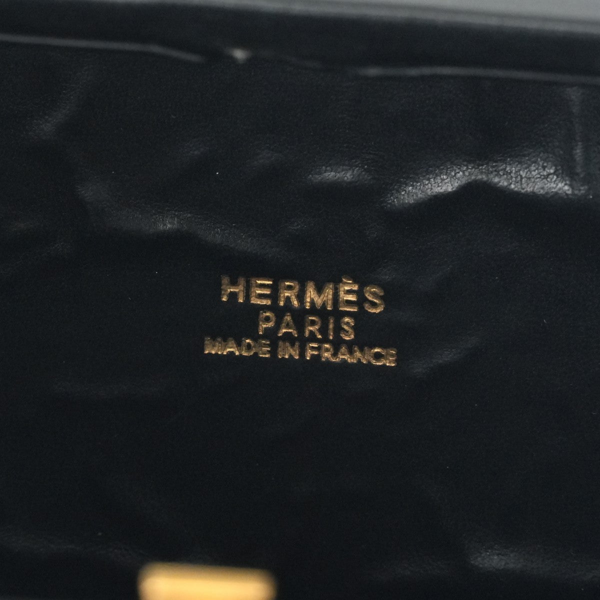 HERMES 헤르메스 Kelly Cadena bag Cadena Kelly bag Cadena bag 토트 백 박스 송아지 누아 블랙 골드 하드웨어 빈티지