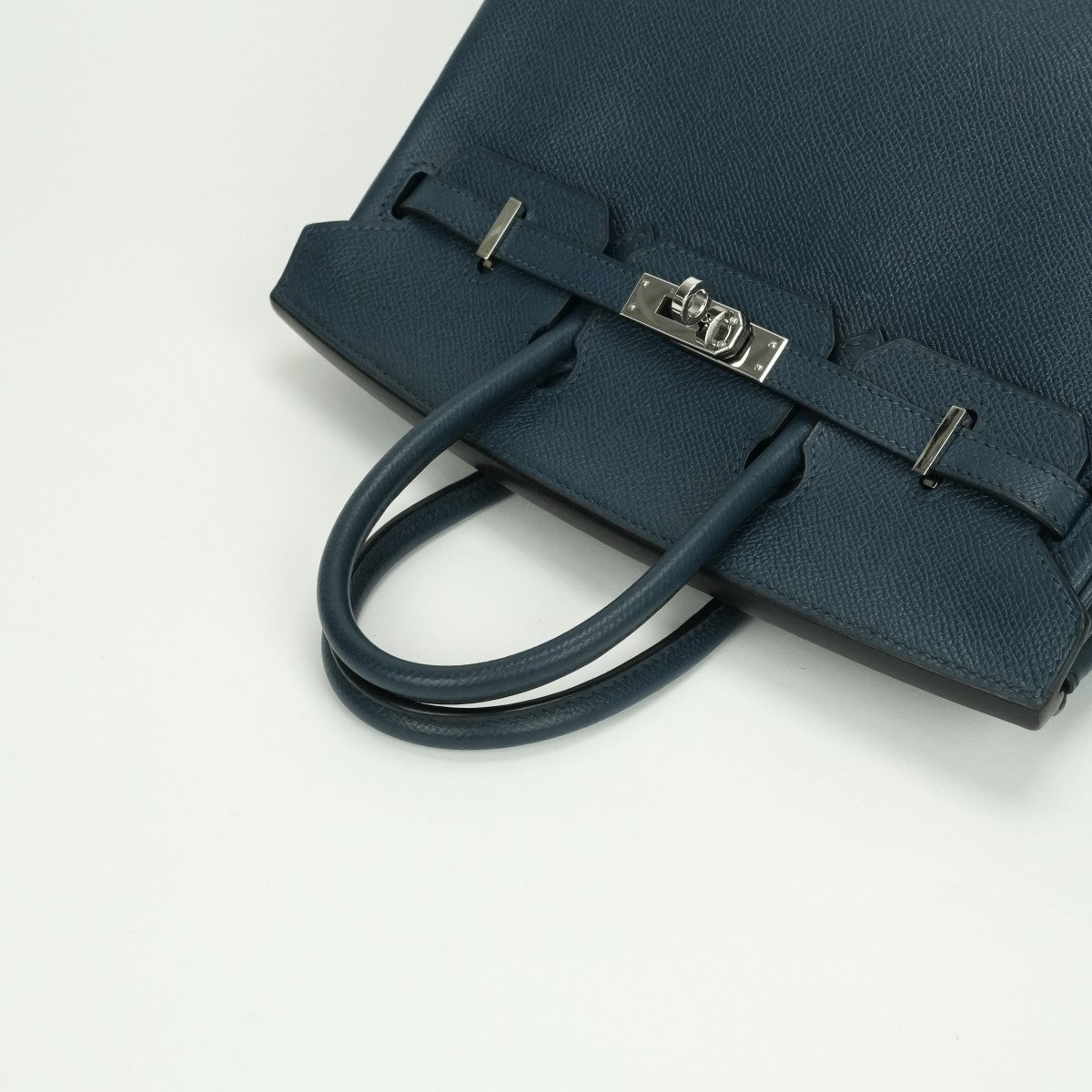 エルメス HERMES バーキン25 バーキン 25 バッグ トートバッグ エプソン ブルーインディゴ Blue Indigo ネイビー navy 紺 シルバー金具 ヴォーエプソン