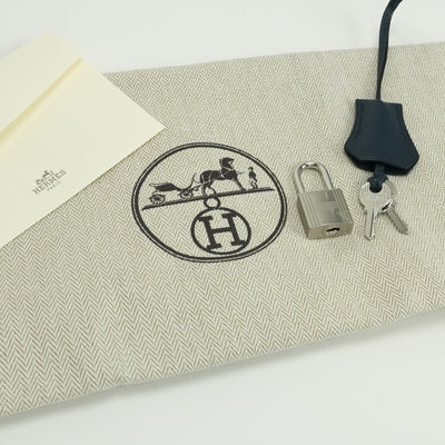 エルメス HERMES バーキン25 バーキン 25 バッグ トートバッグ エプソン ブルーインディゴ Blue Indigo ネイビー navy 紺 シルバー金具 ヴォーエプソン