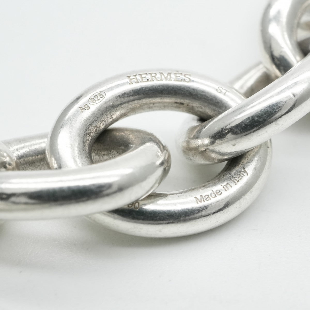 HERMES 爱马仕 Chaine d'Ancre Chaine d'Ancre范围手链手镯袖口AG925银色稀有