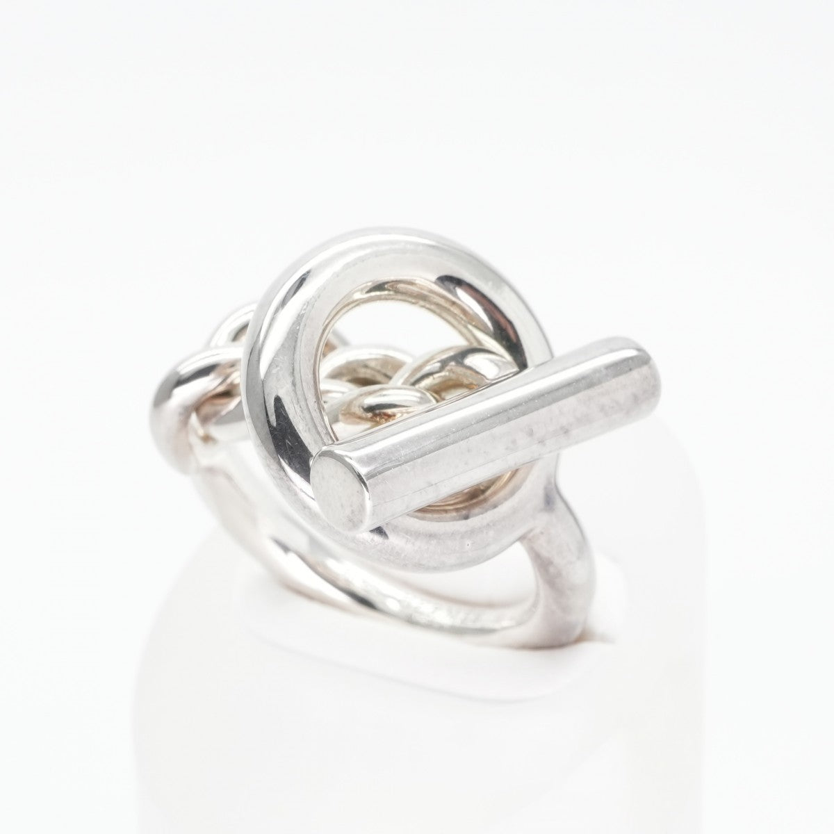 HERMES Hermes Croisette Croisette Ring AG925 Silver Silver 토글 실버 희귀 체인