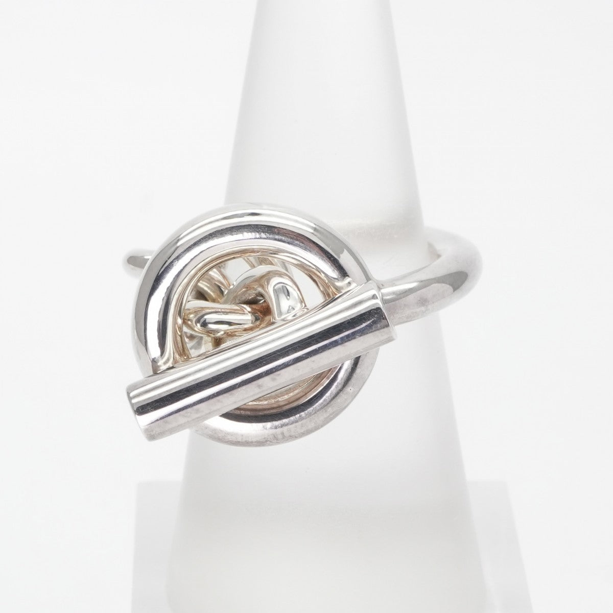 HERMES Hermes Croisette Croisette Ring AG925 Silver Silver 토글 실버 희귀 체인