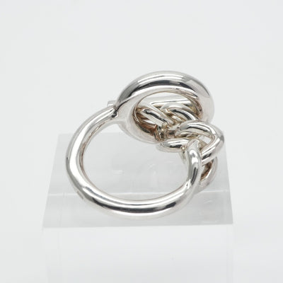 HERMES Hermes Croisette Croisette Ring AG925 Silver Silver 토글 실버 희귀 체인