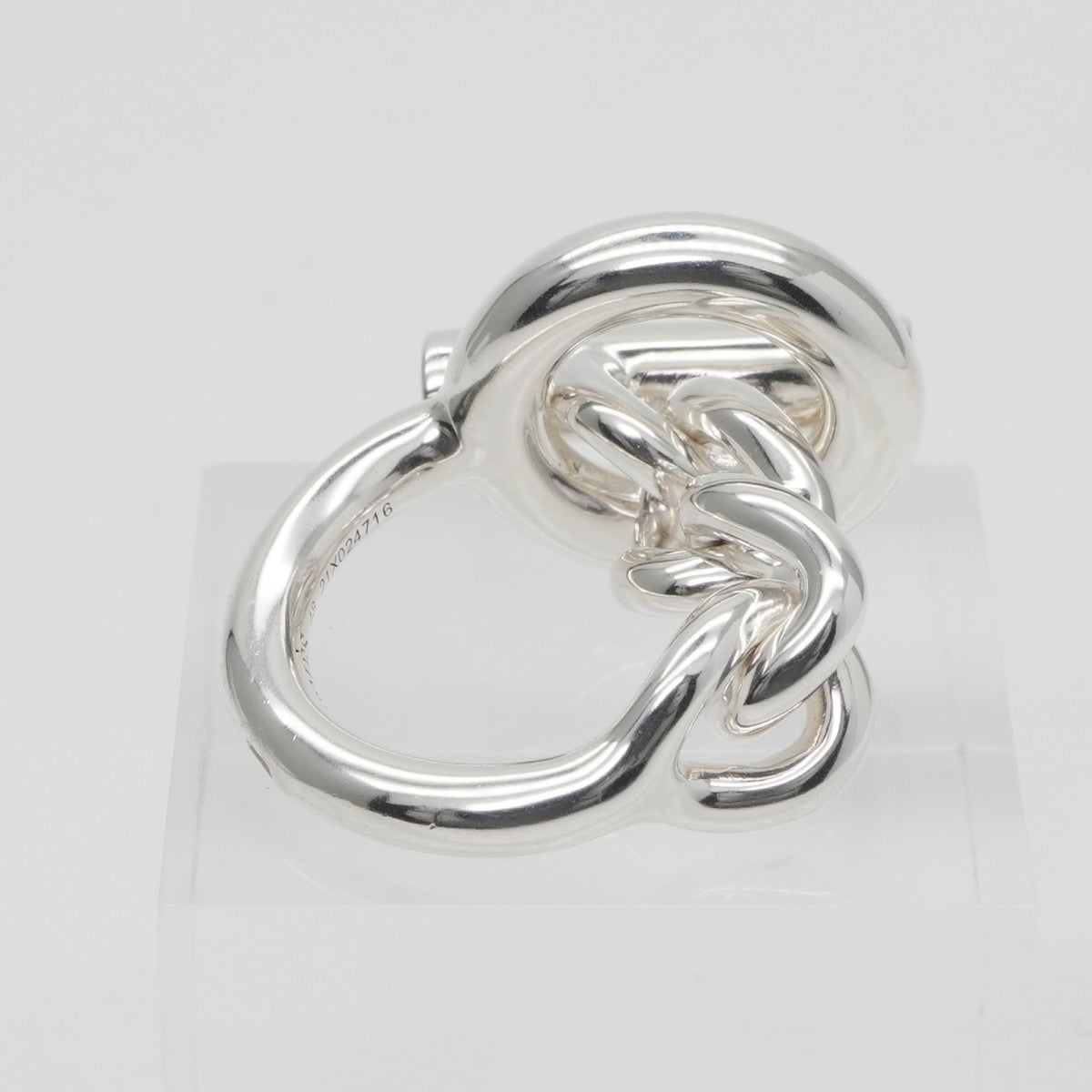 HERMES Hermes Croisette Croisette Ring AG925 Silver Silver 토글 실버 희귀 체인