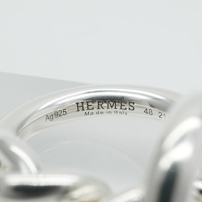 HERMES Hermes Croisette Croisette Ring AG925 Silver Silver 토글 실버 희귀 체인