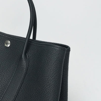 HERMES 爱马仕 Garden party TPM Garden party TPM Garden party 30 Garden party 包，手提袋，negonda黑色，黑色，银色硬件