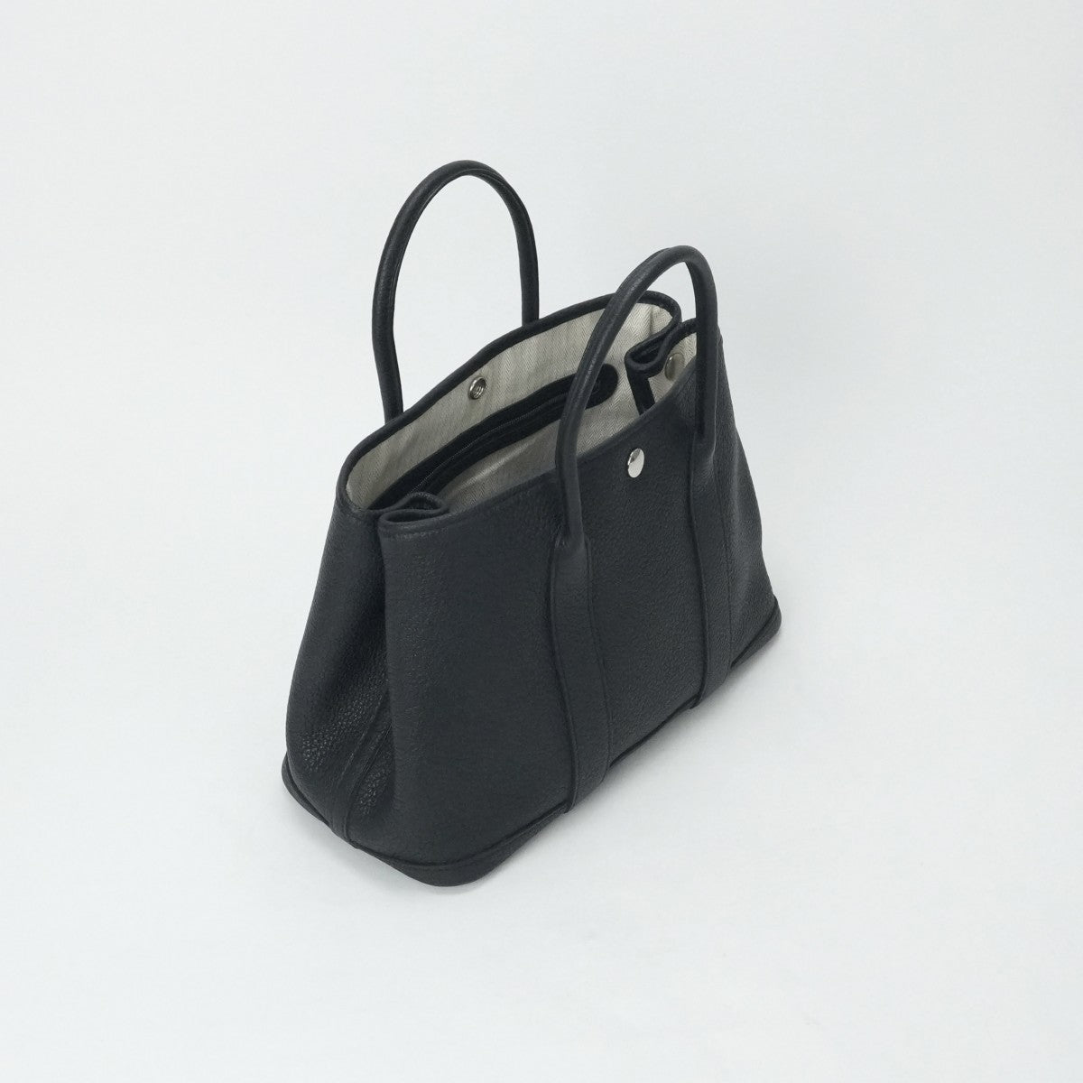 HERMES 爱马仕 Garden party TPM Garden party TPM Garden party 30 Garden party 包，手提袋，negonda黑色，黑色，银色硬件