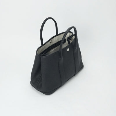HERMES 爱马仕 Garden party TPM Garden party TPM Garden party 30 Garden party 包，手提袋，negonda黑色，黑色，银色硬件