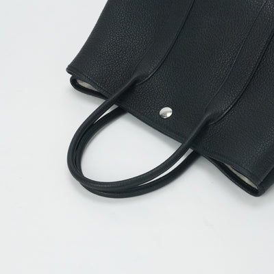 HERMES 爱马仕 Garden party TPM Garden party TPM Garden party 30 Garden party 包，手提袋，negonda黑色，黑色，银色硬件