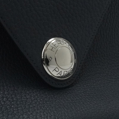 HERMES Hermes Christine 35 Christine 35 가방 숄더백 버플 블루 스퀴즈 진한 블루 블루 실버 하드웨어