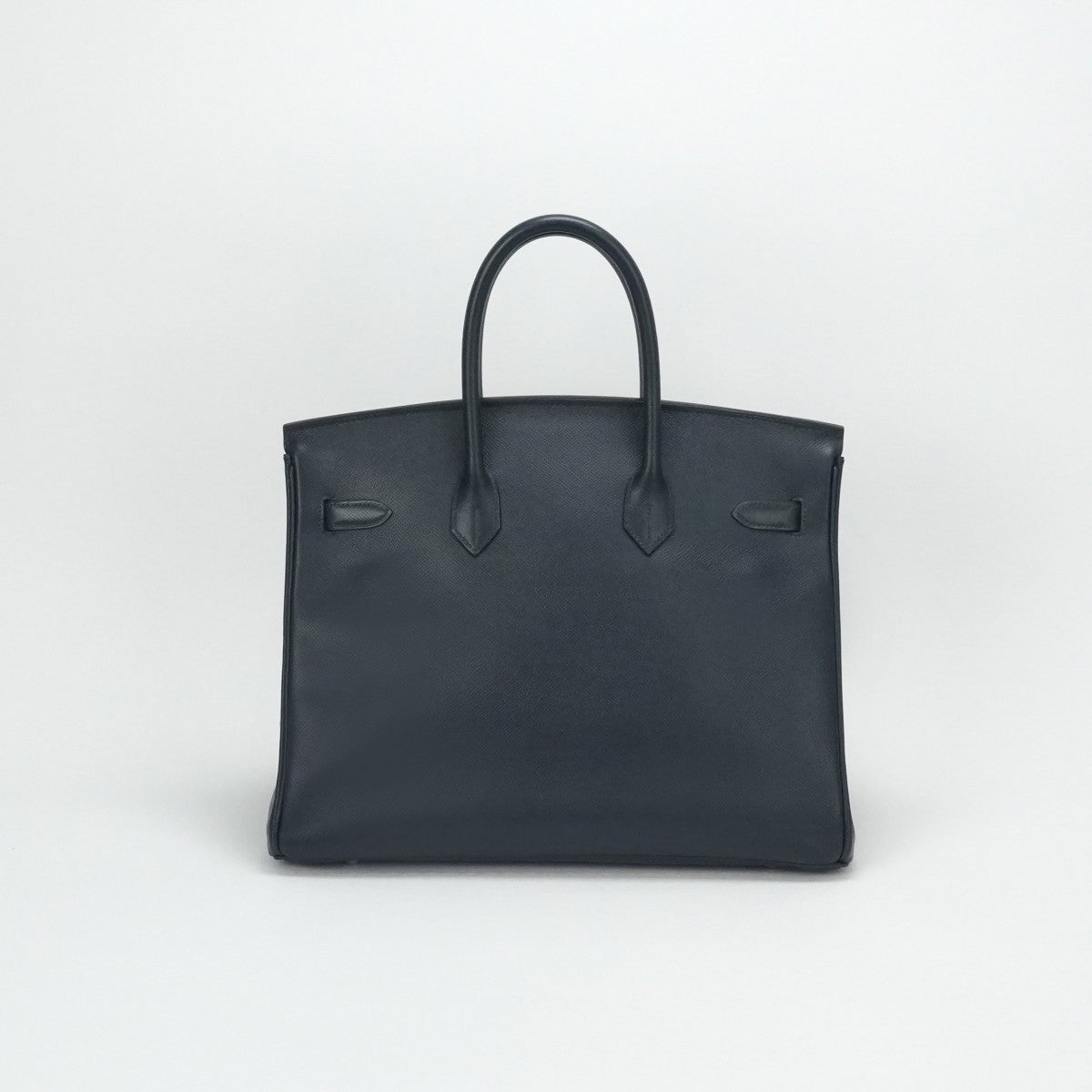 HERMES 爱马仕 Birkin 35 Birkin 35 袋手提袋库什贝尔蓝色银金属配件