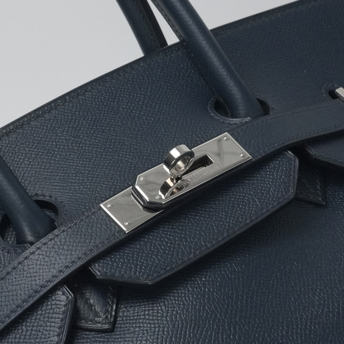エルメス HERMES バーキン35 バーキン 35 バッグ トートバッグ クシュベル ブルー 青 シルバー金具