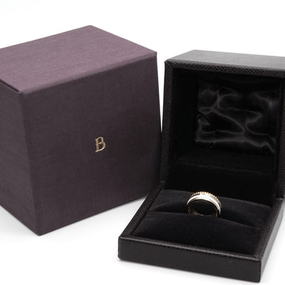 BOUCHERON Boucheron牛白戒指 Quatre ring Quatre Classic Ring 750黄金白金粉红色黄金黄金黄金白色金色粉红色金色白色陶瓷