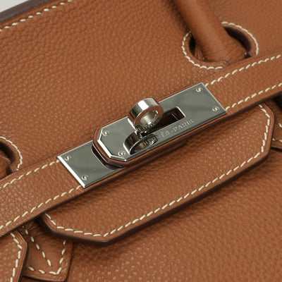 HERMES HERMES Birkin 35 Birkin 35 Tote bag Togo Gold Brown Brown Silver hardware