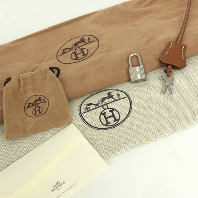 HERMES HERMES Birkin 35 Birkin 35 Tote bag Togo Gold Brown Brown Silver hardware