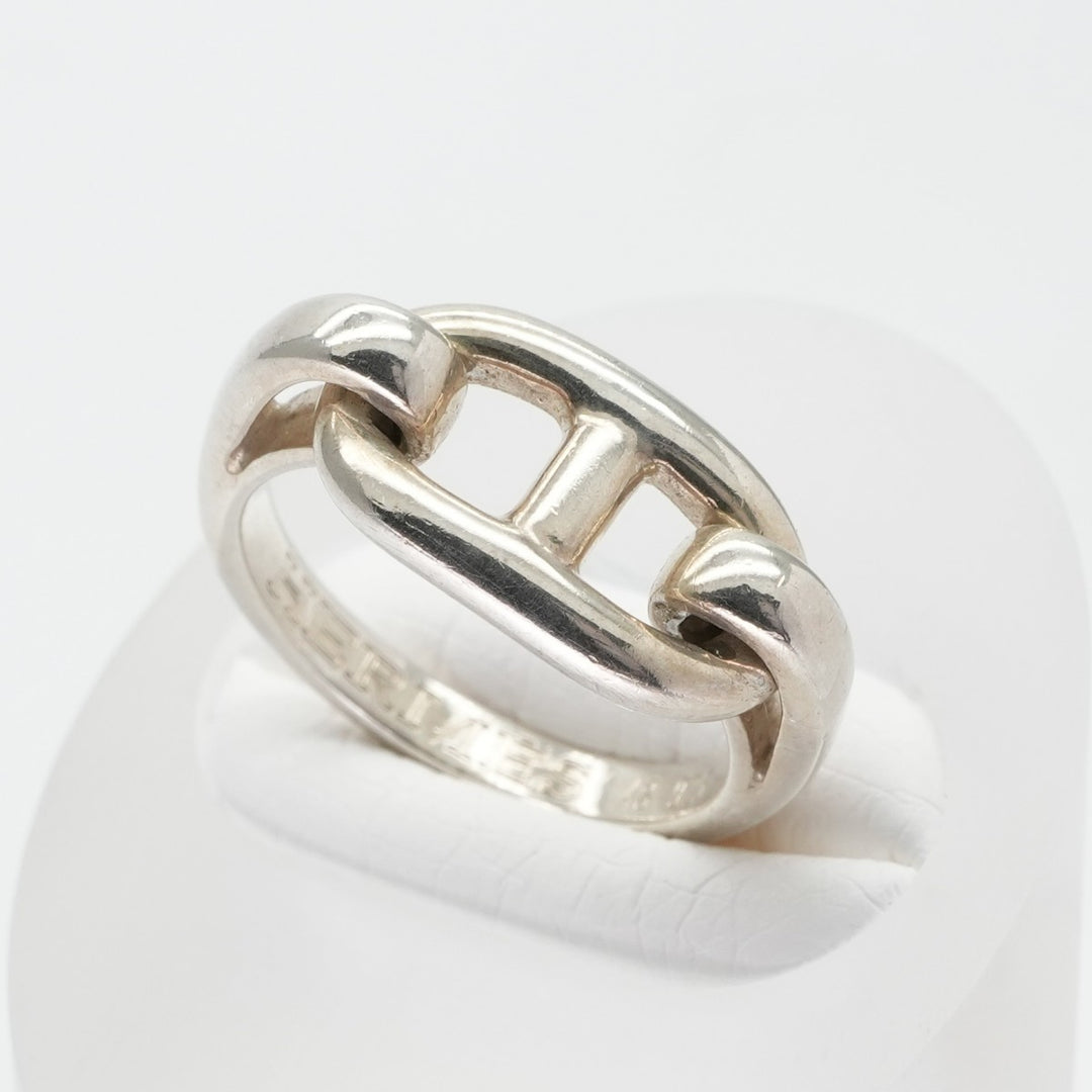 希少 HERMES エルメス エヴァ― シェーヌダンクル リング シルバー925 HERMES エルメス エヴァーシェーヌダンクル リング シルバー 59