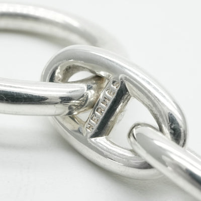 HERMES 헤르메스 Chaine d'Ancre Chaine d'Ancre 팔찌 뱅글 커프 925 실버 빈티지 골동품 인쇄 마르지엘라 기간의 희귀 희귀