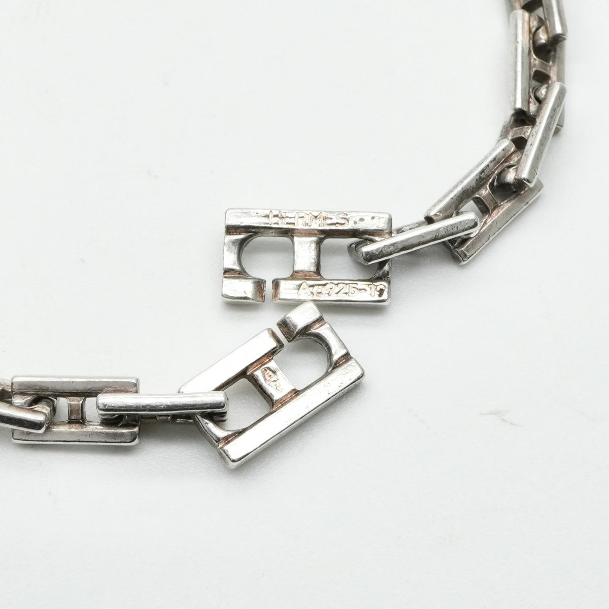 HERMES 헤르메스 헤라클레스 mm 헤라클레스 19 팔찌 뱅글 커프 AG925 은은 H 로고 희귀