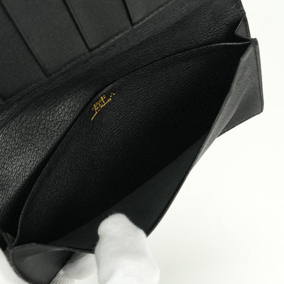 エルメス HERMES オオサカ 財布 長財布 ロングウォレット ポロサス クロコダイル ノワール noir ブラック Black 黒