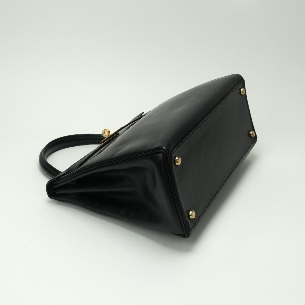 HERMES HERMES Kelly 28 Kelly 28 Bag Tote Bag Box Calf Noir Noir Black Black Gold Hardware