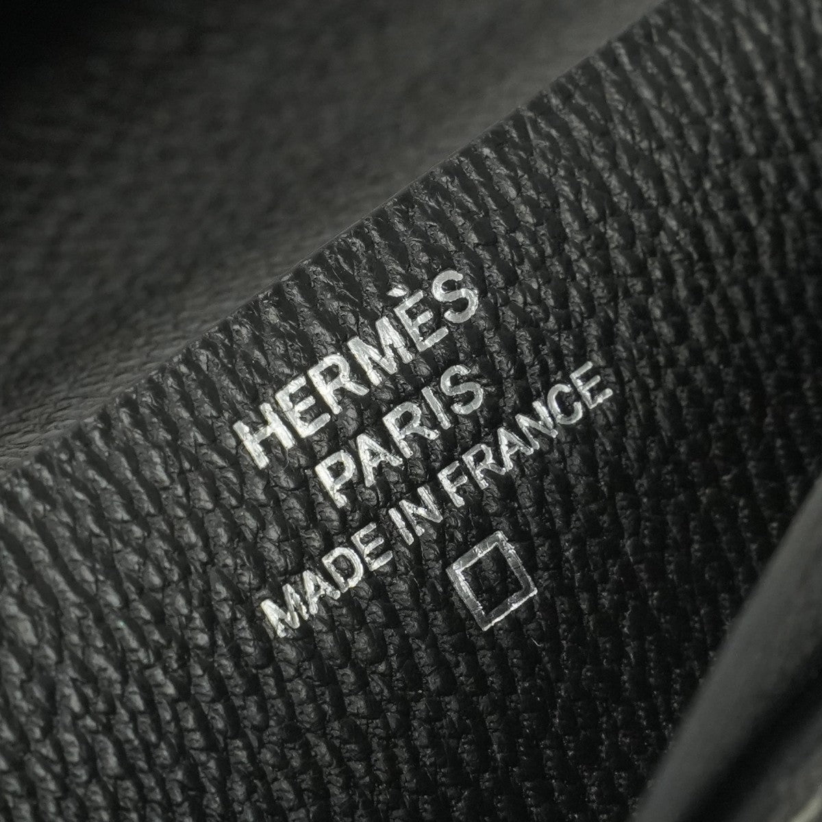 エルメス HERMES ベアン 財布 長財布 ロングウォレット アリゲーター クロコダイル グリアスファルト グレー シルバー金具