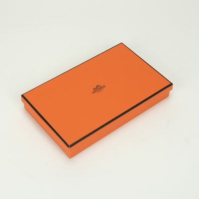 エルメス HERMES ベアン 財布 長財布 ロングウォレット アリゲーター クロコダイル グリアスファルト グレー シルバー金具