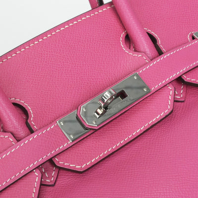 エルメス HERMES バーキン30 バーキン 30 キャンディバーキン キャンディバーキン30 バッグ トートバッグ エプソン シェーブル ローズティリアン ルビー ピンク レッド シルバー金具 ヴォーエプソン
