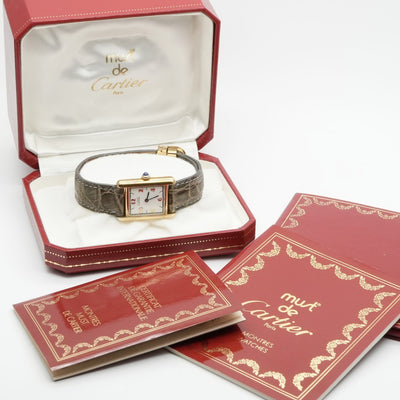 CARTIER Cartier MustTank SM MustTank Watch Wristwatch