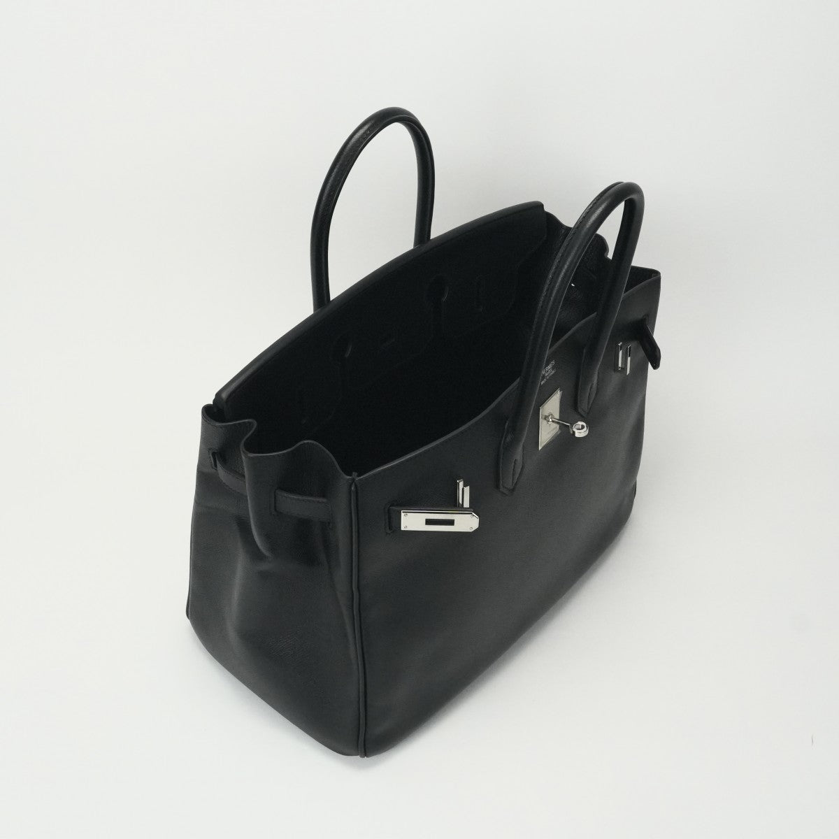 エルメス HERMES バーキン35 バーキン 35 バッグ トートバッグ エプソン ノワール ブラック 黒 シルバー金具 ヴォーエプソン