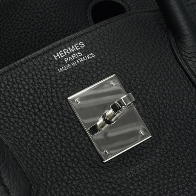 HERMES 爱马仕 Birkin 40 Birkin 40 手提袋多哥黑色银色硬件