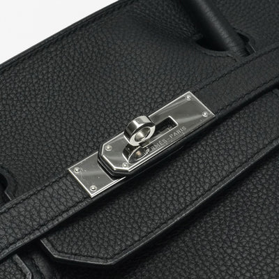 HERMES 爱马仕 Birkin 40 Birkin 40 手提袋多哥黑色银色硬件