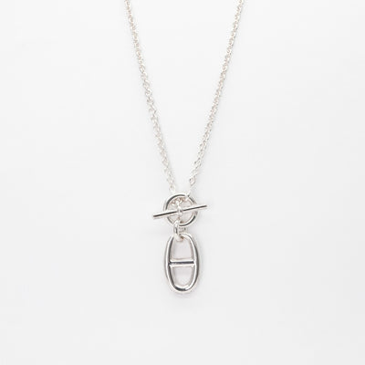 HERMES 헤르메스 Chaine d'Ancre Chaine d'Ancre 목걸이, 펜던트, 초커, 실버,