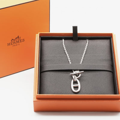 HERMES 헤르메스 Chaine d'Ancre Chaine d'Ancre 목걸이, 펜던트, 초커, 실버,