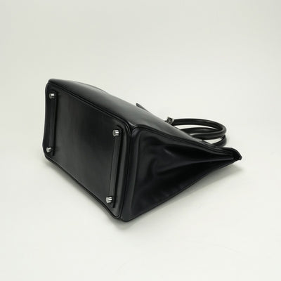 HERMES HERMES Haut a courroies 32 Haut a courroies 32 Bag, Tote Bag, Box Calf, Noir, Black, Silver
