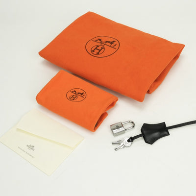HERMES HERMES Haut a courroies 32 Haut a courroies 32 Bag, Tote Bag, Box Calf, Noir, Black, Silver