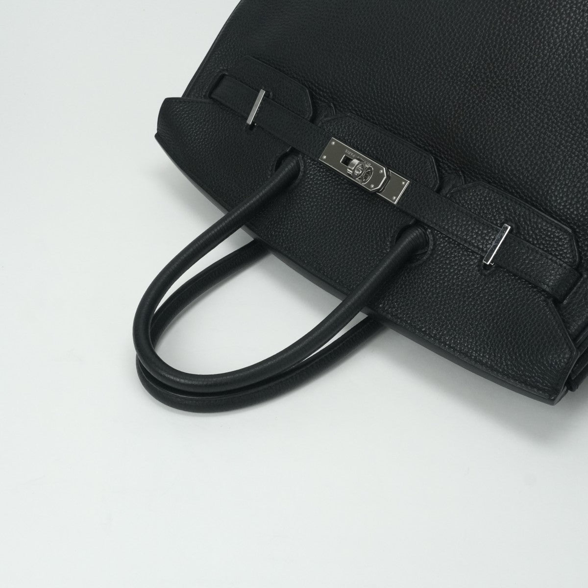 HERMES 爱马仕 Birkin 35 Birkin 35 手提袋多哥黑色银色硬件