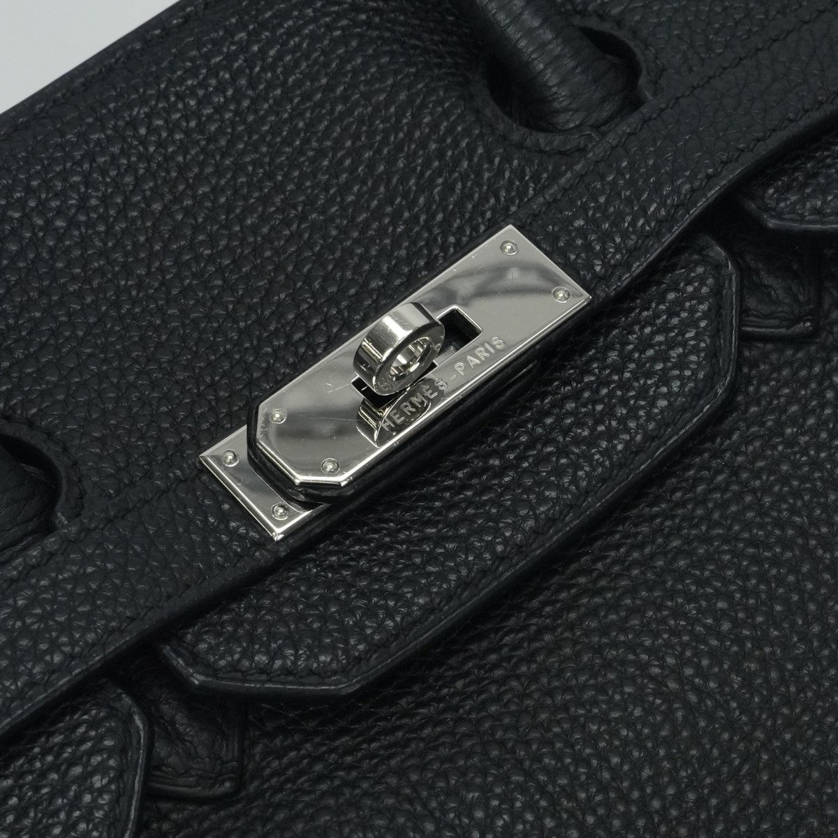HERMES 爱马仕 Birkin 35 Birkin 35 手提袋多哥黑色银色硬件