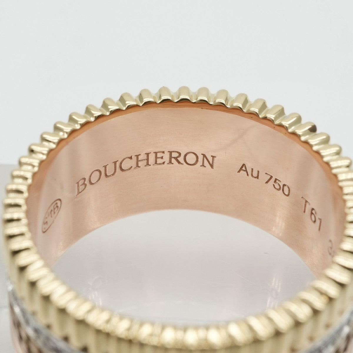 BOUCHERON Boucheron Quatre经典钻石戒指 Large 牛经典钻石 Large Quatre Classic Ring 750黄金粉红色白色金色黄金棕色黄金黄金白色金色粉红色棕色棕色PVD