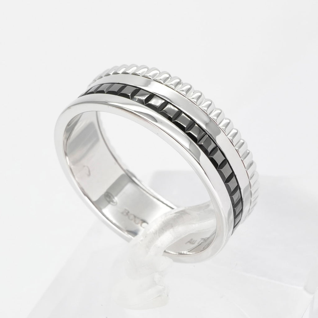 ★BOUCHERON★ キャトル ブラック スモール 750WG 定価77.5万 ブシュロン BOUCHERON キャトル ブラック リング スモール