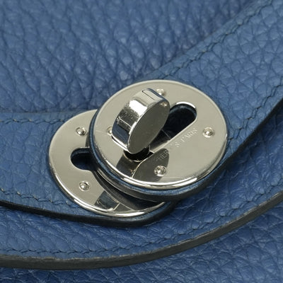HERMES HERMES Lindy 26 Lindy 26 Verso Tote bag Toryon Clemence Blue Agat Grimoett Blue Grey Blue Silver Metal Fitting Handbag Shoulder Bag 2way