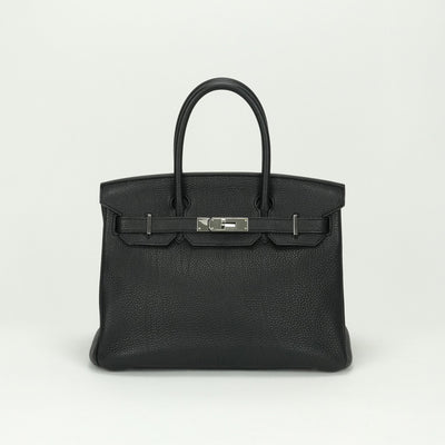 HERMES HERMES Birkin 30 Birkin 30 Tote bag Togo Noir Black Silver hardware