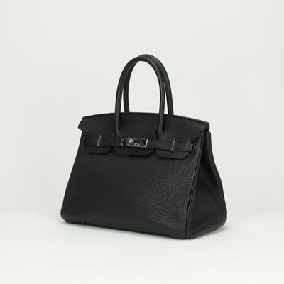 HERMES HERMES Birkin 30 Birkin 30 Tote bag Togo Noir Black Silver hardware