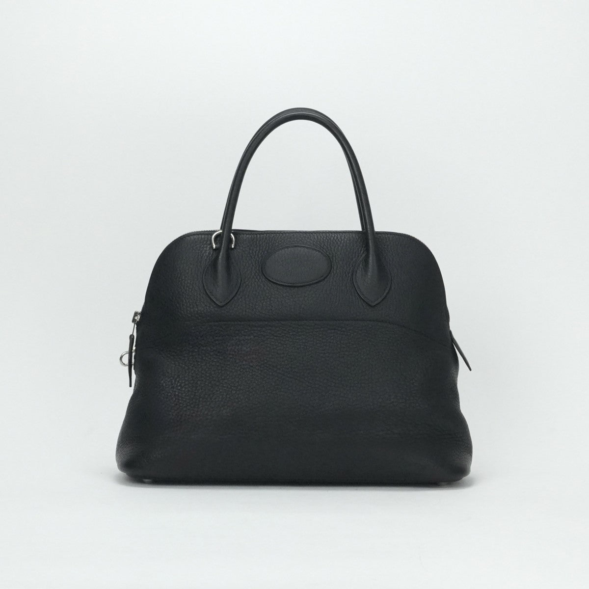 HERMES 爱马仕 Bolide 31 Bolide 31 袋，手提袋，肩膀袋，托里昂·克莱姆斯，黑色，黑色，银色配件