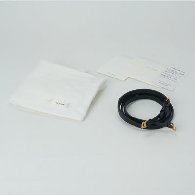 ザ ロウ THE ROW 財布 長財布 ロングウォレット レザー ブラック 黒 ゴールド金具 ショルダーバッグ