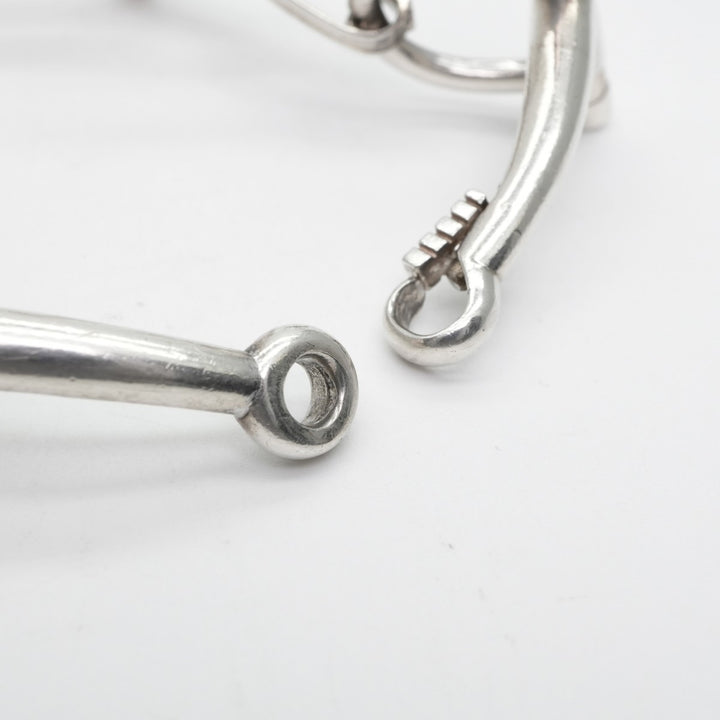 希少　エルメス　ホースビットバングル　レッド　ゴールド金具　ブレスレット 希少エルメスホースビットバングルレッドゴールド金具ブレスレット