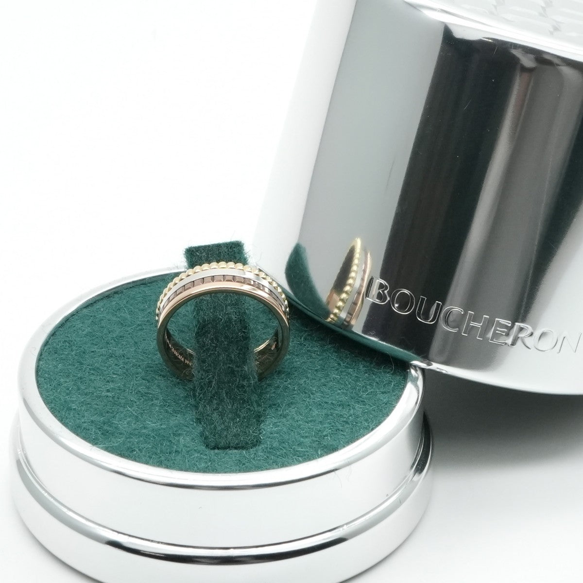 BOUCHERON Boucheron Quatre Classic Ring Small Quatre ring Quatre Classic Ring 750黄金粉红色白色金色黄金棕色黄金黄金白色金色粉红色棕色棕色PVD