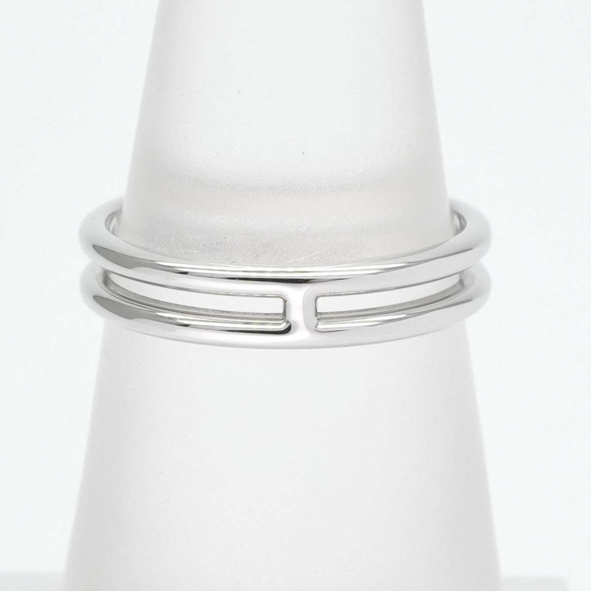 HERMES 爱马仕结婚戒指结婚戒指Arianne Ring 750wg银色结婚戒指婚姻戒指白金