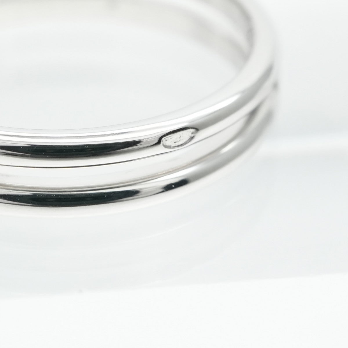HERMES 爱马仕结婚戒指结婚戒指Arianne Ring 750wg银色结婚戒指婚姻戒指白金